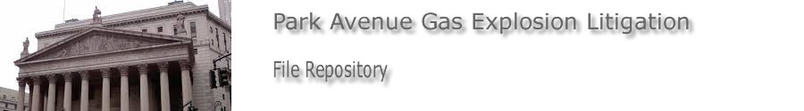 Park Avenue Gas Explosion Litigation